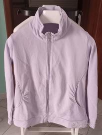 Felpa donna con Zip Champion lilla