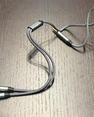 Cavo sdoppiatore cuffie jack 3,5mm nuovo
