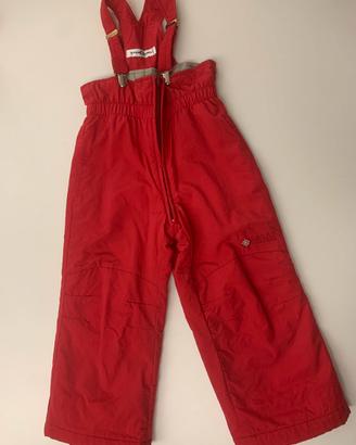 Joggers Salopette New Look Bambina Rosso - Gamba Larga - Taglie 9-15 Anni