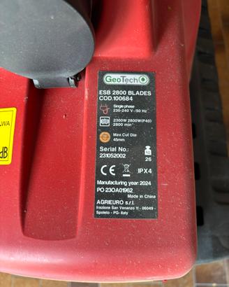 Trituratore da giardino esb 2800