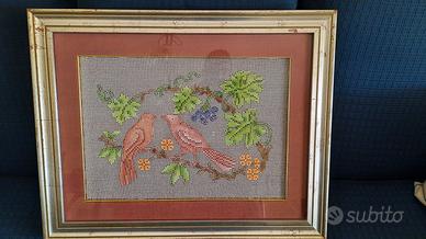 quadro all'uncinetto