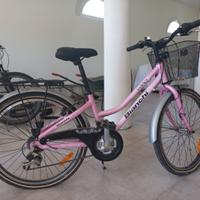 Bici Bianchi rosa bambina