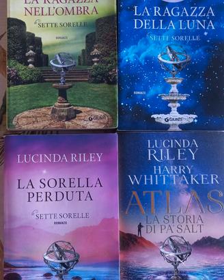 LUCINDA RILEY 4 LIBRI SERIE SETTE SORELLE- OTTIMI