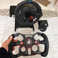Volante Logitech G29, cambio, stand, corona racing