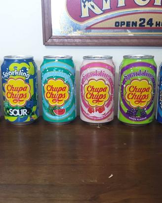 7 Lattine Chupa Chups Sigillate da Collezione POP