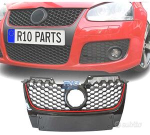 GRIGLIA VOLKSWAGEN VW GOLF 5 LOOK GTI NERA ROSSA