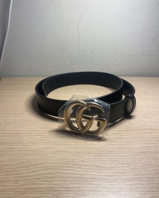 Cintura Donna originale GG Nera