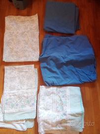 coperta matrimoniale + lenzuola/copri cuscini vari