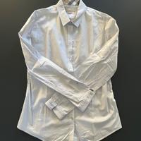 Camicia Burberry Donna Originale Celeste Tg L