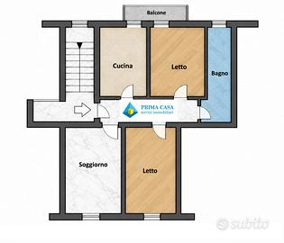 Rif.2460RA84656- appartamento trilocale