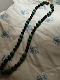 Collana vintage con susta argento 