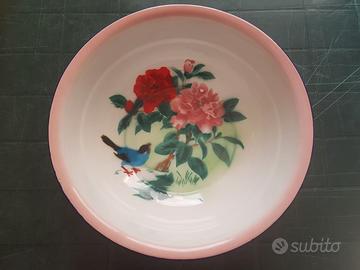 Bacinella in metallo smaltata vintage