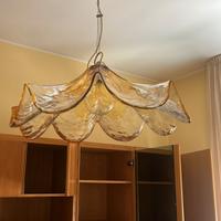 lampadario in vetro di murano marca murrina 