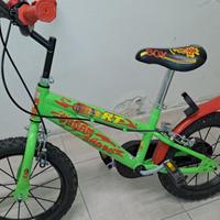 Bicicletta bambino 14 pollici colore verde
