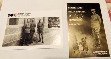 2 Cartoline Aviazione Francesco Baracca