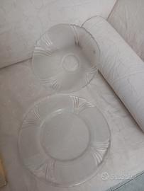 IVV 1952 AREZZO - CENTROTAVOLA - DUE PEZZI- VETRO 