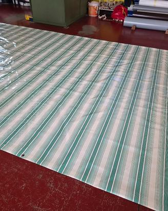 telo in pvc con bordo e occhielli 
