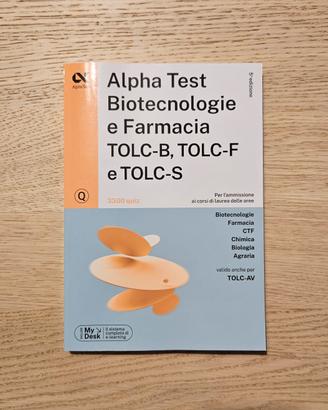 Alpha Test Biotecnologie, Farmacia, TOLC-B-F-S