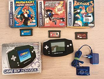 Game Boy Advance con giochi