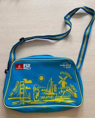 Borsa azzurra per bambini