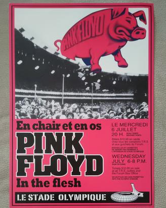 PINK FLOYD POSTER LOCANDINA TOUR LIVE