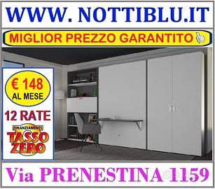 Letto a Scomparsa 1p&1/2 12 rate TASSO ZERO
