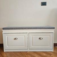 Scarpiera bianca da arredamento 