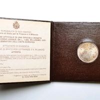 S.Marinio 1979-1000 L. Commemorativa "Europa Unita