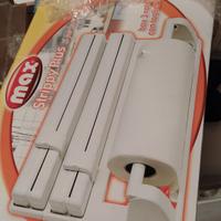 BOX Portarotoli NUOVO x parete + GRATTUGIA inox