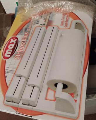 BOX Portarotoli NUOVO x parete + GRATTUGIA inox