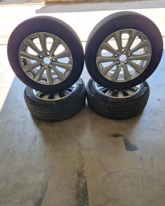 Cerchi in lega + gomme 205/55 R16 VW GOLF AUDI A3