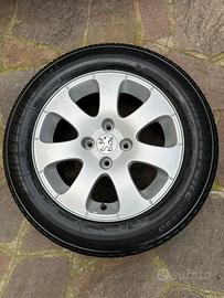 Cerchio in Lega 15” Originale Peugeot + Pneumatico