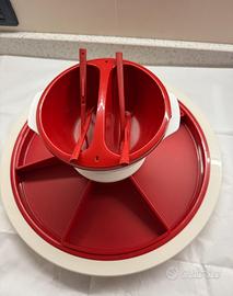 Tupperware antipastiera con fonduta