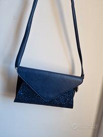 Borsa blu da cerimonia