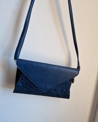 Borsa blu da cerimonia