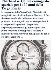 Eberhard 100 targa florio