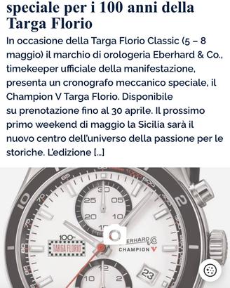 Eberhard 100 targa florio