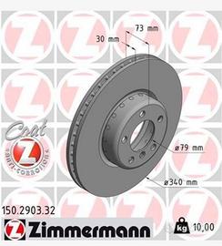 Coppia Dischi freno 340mm anteriori bmw m sport