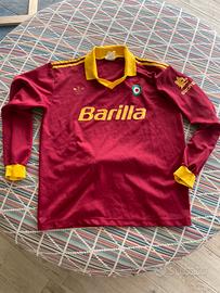 Maglia calcio as roma vintage barilla anni 90