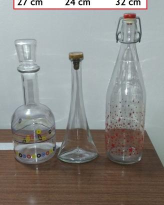 Bottiglie in Vetro di varie forme