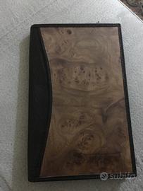 Portadocumenti in radica