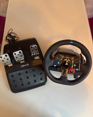 volante e pedali logitech per playstation