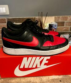 NIKE Court Vision Low Black/Red university