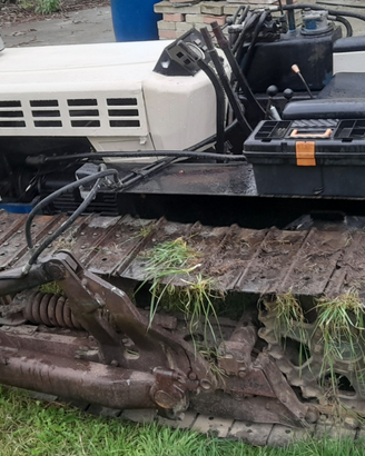 Trattore cingolato,cingolo Con apripista
