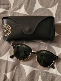 Occhiali da sole Rayban anni 2000 Gold Round