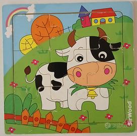 Puzzle educativi in legno 