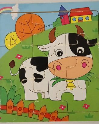Puzzle educativi in legno 