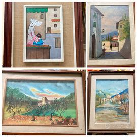 Quadri Originali Toscani in Buone Condizioni