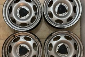 4 Cerchioni da 15 smart 451 differenziati