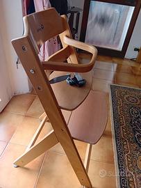 sedia pranzo in legno 